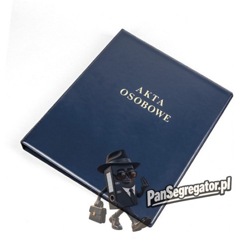 Segregator na akta osobowe A4 PVC granat 0316-0048-02 PANTA PLAST