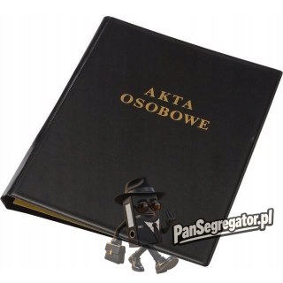 Teczka akt osobowych A4 PVC czarna 0409-0013-01 PANTA PLAST