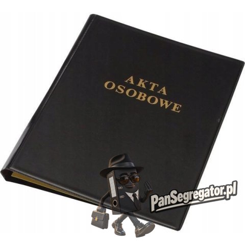 Teczka akt osobowych A4 PVC czarna 0409-0013-01 PANTA PLAST