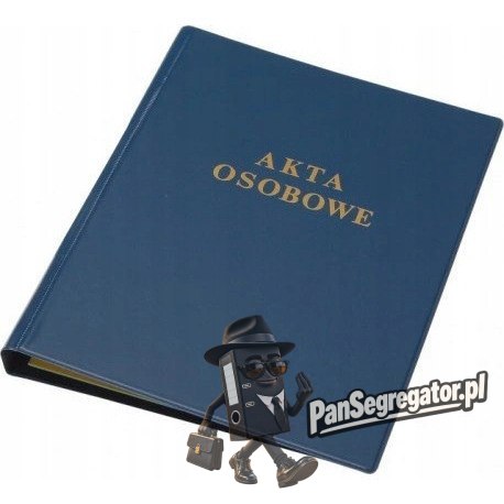 Teczka akt osobowych A4 PVC granatowa 0409-0013-02 PANTA PLAST