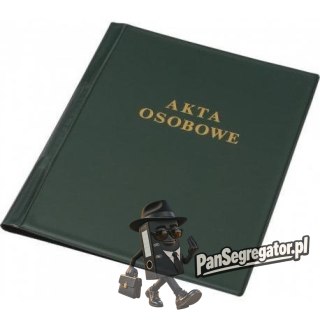 Teczka akt osobowych A4 PVC zielona 0409-0013-04 PANTA PLAST