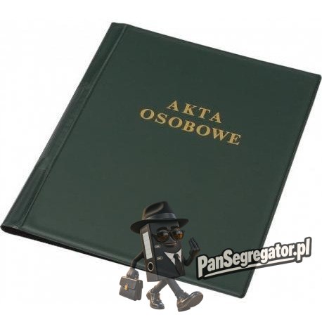 Teczka akt osobowych A4 PVC zielona 0409-0013-04 PANTA PLAST