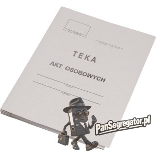Teczka do akt osobowych A4 350g. bezkwasowa + wkładka ABCDE KIEL-TECH 4-00581/1