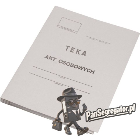 Teczka do akt osobowych A4 350g. bezkwasowa + wkładka ABCDE KIEL-TECH 4-00581/1