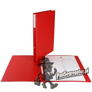 Teczka na akta osobowe Segregator 2 ringi 3cm czerwony TD-11-04 BIURFOL