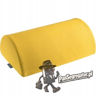 Zestaw Podnóżek żółty 53710019 + Podkładka jasno szara Ergo Cosy 64830085 LEITZ
