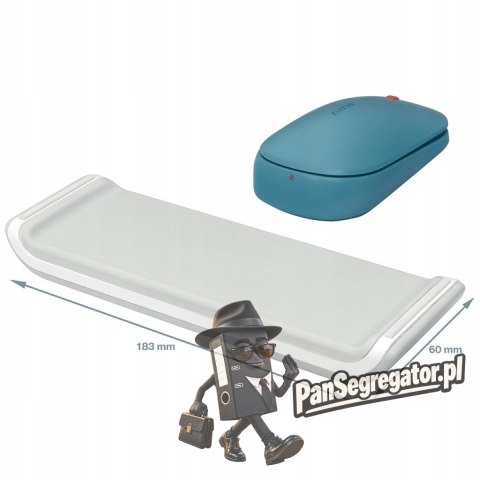 Zestaw Podnóżek żółty 53710019 + Podkładka jasno szara Ergo Cosy 64830085 LEITZ