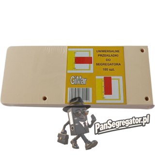 Przekładki 98x240 wąskie(100) kremowe BREWIS