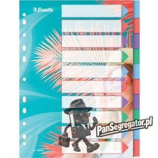 Przekładki Colour`Breeze PP A4 10 przekładek 628500 ESSELTE