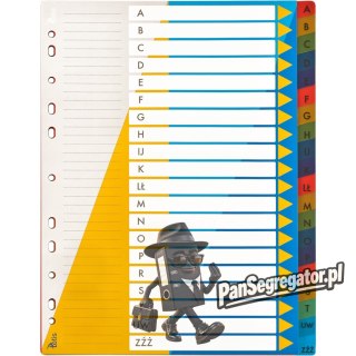 Przekładki PP A4 alfabetyczne A-Z BP631-AZ TETIS