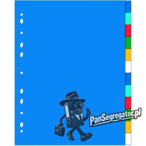 Przekładki do segregatora A4+ MAXI 12 sztuk PP kolorowe 100205086 OXFORD