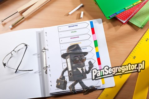 Przekładki kartonowe A4 MYLAR 1-6 kolor OXFORD 100204976