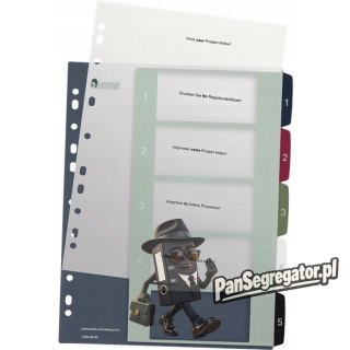 Przekładki plastikowe LEITZ STYLE 1-5 12350000 do zadruku