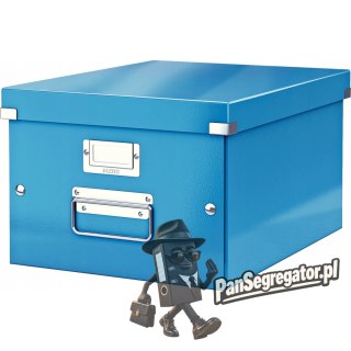 Pudełko do przechowywania Click&Store A4 WOW niebieskie 200x281x370mm 60440036 LEITZ