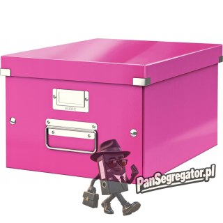 Pudełko do przechowywania Click&Store A4 WOW różowe 200x281x370mm 60440023 LEITZ