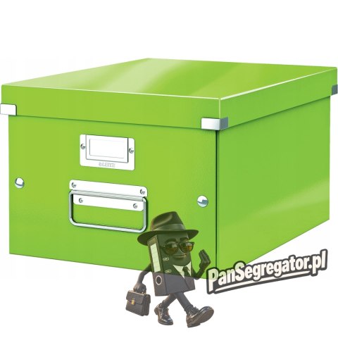 Pudełko do przechowywania Click&Store A4 WOW zielone 200x281x370mm 60440054 LEITZ