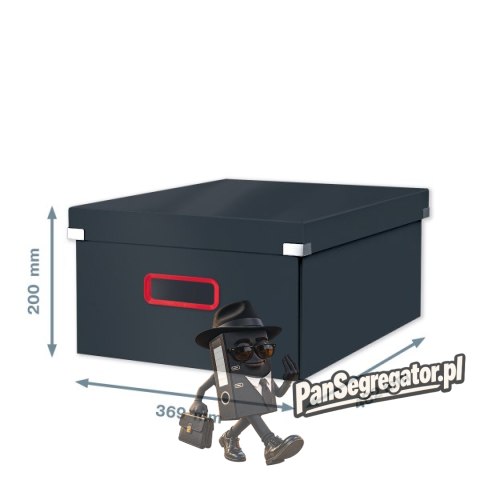Pudełko do przechowywania Leitz Click&Store Cosy duże szare 53490089