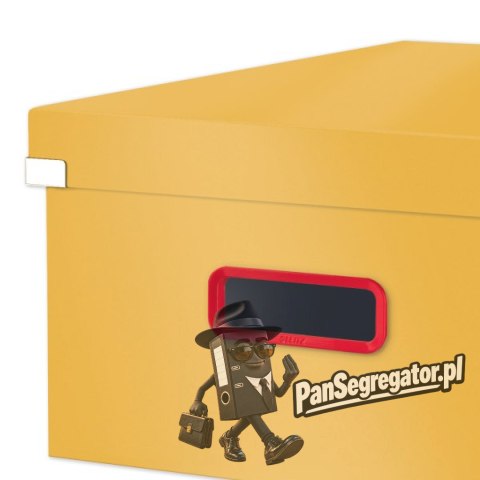 Pudełko do przechowywania Leitz Click&Store Cosy duże żółte 53490019