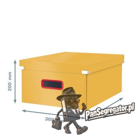 Pudełko do przechowywania Leitz Click&Store Cosy duże żółte 53490019