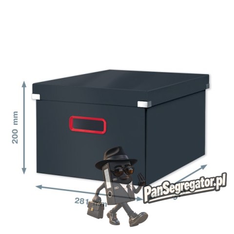 Pudełko do przechowywania Leitz Click&Store Cosy średnie szare 53480089