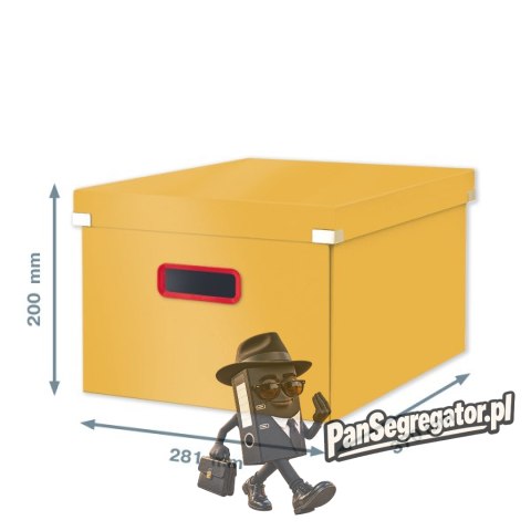 Pudełko do przechowywania Leitz Click&Store Cosy średnie żółte 53480019