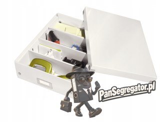 Pudełko z przegródkami LEITZ C&S duże białe 60580001
