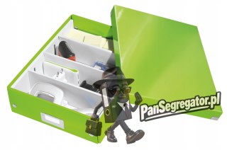 Pudełko z przegródkami LEITZ C&S duże zielone 60580054