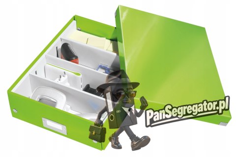 Pudełko z przegródkami LEITZ C&S duże zielone 60580054