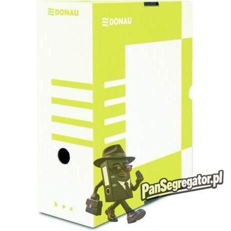 Pudło archiwizacyjne 120mm żółte 7662301-11 DONAU