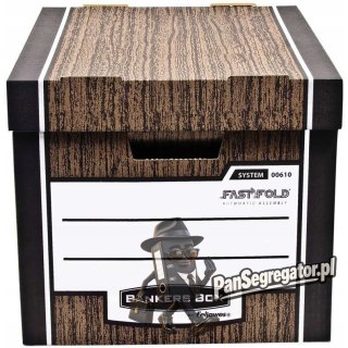Pudło archiwizacyjne brązowe WOODGRAIN bankers box (10szt) 0061002 FELLOWES