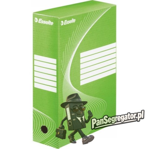 Pudło archiwizacyjne na dokumenty 100mm Standard zielone 128424 ESSELTE