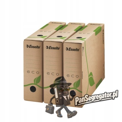 Pudło archiwizacyjne na dokumenty 80mm ECO siarczanowe 623916 ESSELTE