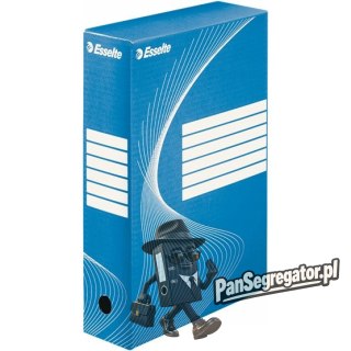 Pudło archiwizacyjne na dokumenty 80mm Standard niebieskie 128411 ESSELTE