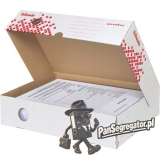 Pudło archiwizacyjne na dokumenty 80mm otwierane od szerszej strony Speedbox 623910 ESSELTE