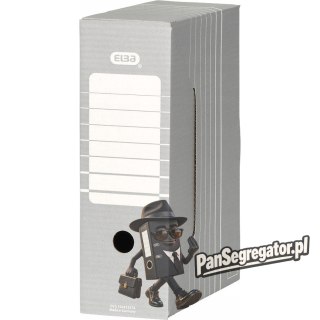 Pudło archiwizacyjne pudełko na dokumenty 10cm szare TRIC 100333274 ELBA