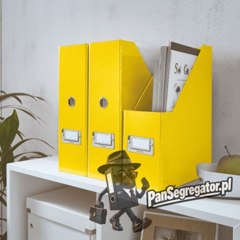 Pudło na czasopisma Leitz C&S, żółte 60470016