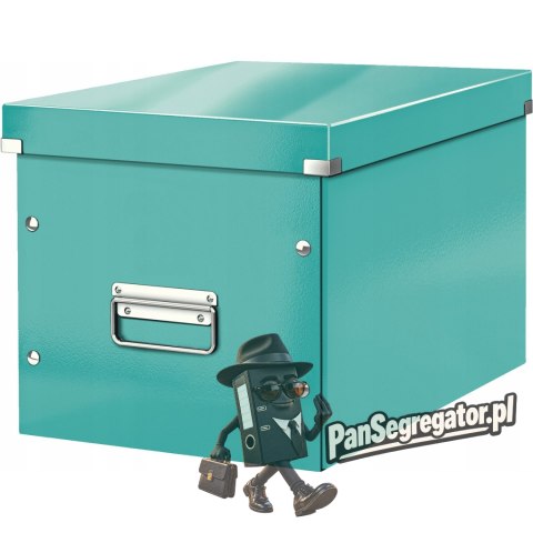 Pudło uniwersalne Click&Store rozmiar L 310x320x360mm turkusowe 61080051 LEITZ WOW
