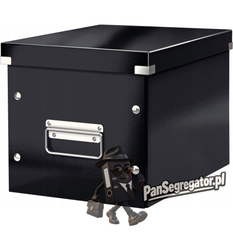 Pudło uniwersalne Click&Store rozmiar M czarne 240x260x260mm 61090095 LEITZ WOW