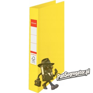 Segregator A4/35mm 4 ringi żółty 14458 ESSELTE VIVIDA