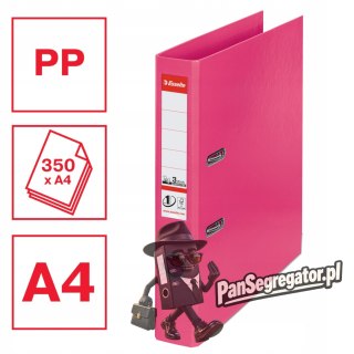 Segregator A4/50mm z mech. POWER No.1 fuksja 811413 ESSELTE