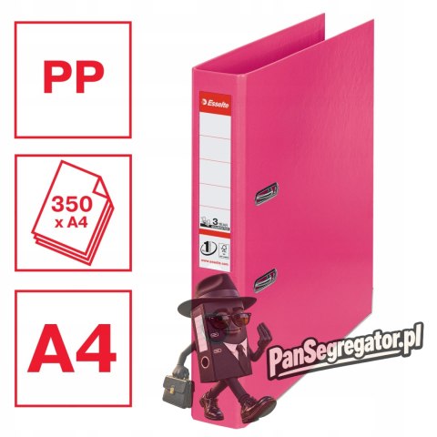 Segregator A4/50mm z mech. POWER No.1 fuksja 811413 ESSELTE