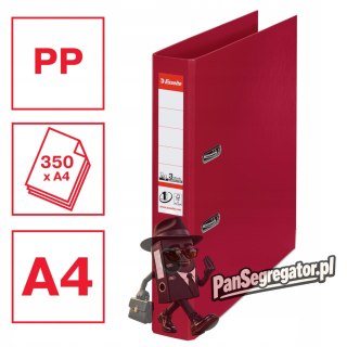 Segregator A4/50mm z mechanizmem bordowy 81152 No.1 ESSELTE