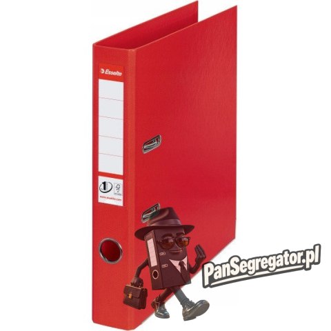 Segregator A4/50mm z mechanizmem czerwony 81143 No.1 ESSELTE
