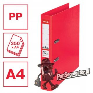 Segregator A4/50mm z mechanizmem czerwony VIVIDA 624072 ESSELTE No.1