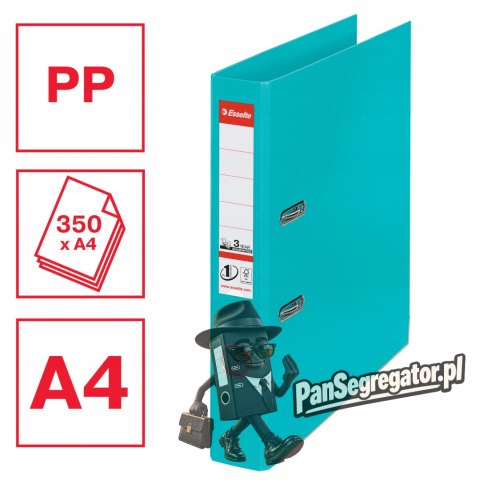 Segregator A4/50mm z mechanizmem turkusowy 81156 No.1 ESSELTE