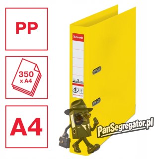 Segregator A4/50mm z mechanizmem żółty VIVIDA 624074 ESSELTE No.1
