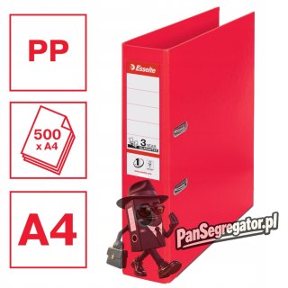 Segregator A4/75mm z mechanizmem czerwony VIVIDA 624068 ESSELTE No.1