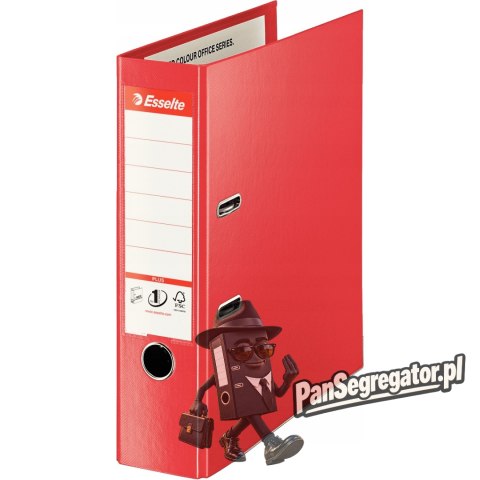 Segregator A4/80mm czerwony ESSELTE PLUS VIVIDA No.1 81183