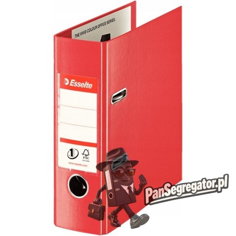 Segregator A5/75mm z mechanizmem czerwony 468630 VIVIDA No.1 ESSELTE