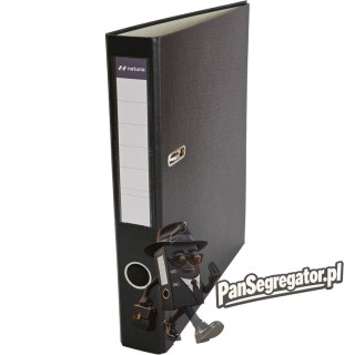 Segregator ekonomiczny NATUNA A4/50mm czarny (20967)